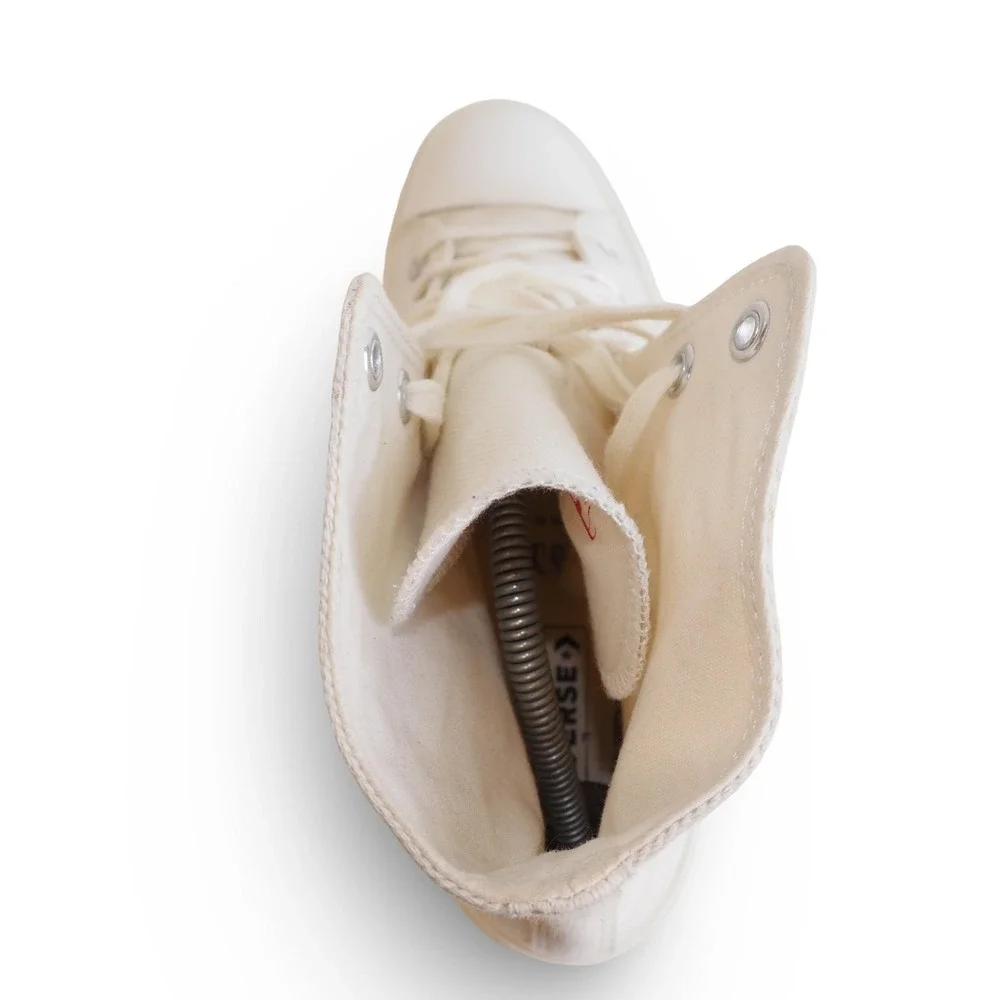 Converse Chuck 70 De Luxe Heel Hi Platform A05348C Egret Mens 11 Womens 13